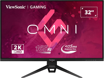 ViewSonic VX3219-2K-PRO-2 32” 2K IPS 165Hz Gaming Monitor,Response Time: <0.5ms