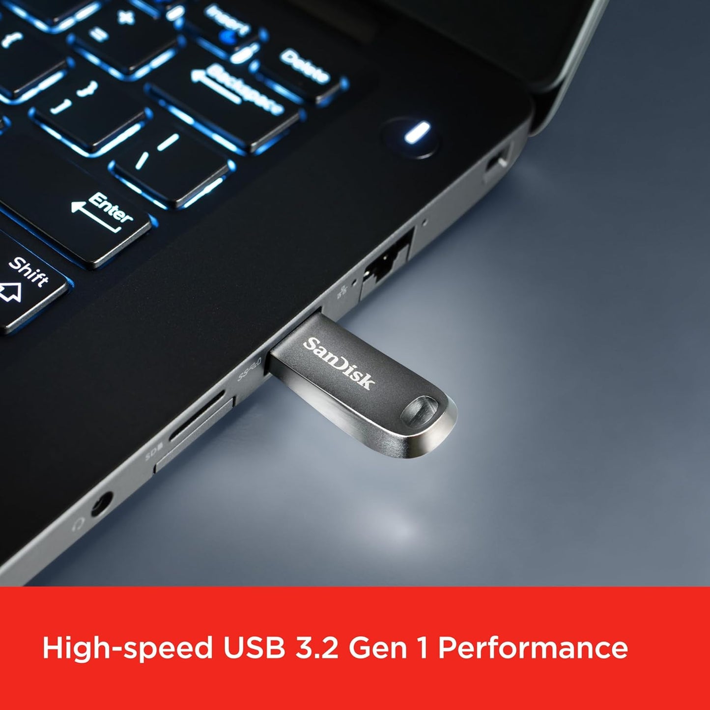 SanDisk Ultra Luxe 64GB, USB 3.1 Flash Drive, 150 MB/s