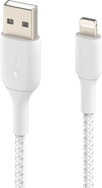 BELKIN PREMIUM BRAIDED A-LTG CABLE 3M, WHITE