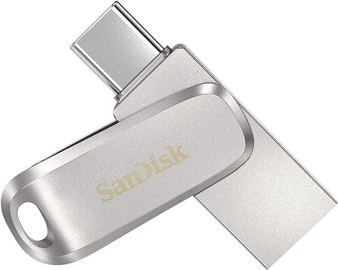SanDisk Ultra Dual Drive Luxe USB-C 128GB - 400MB/s, USB 3.1 Gen 1 - T