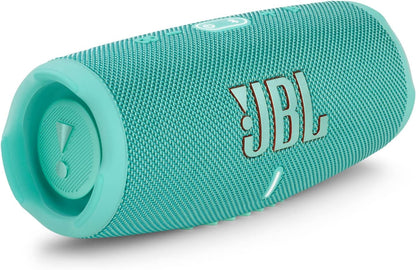 JBL Charge 5 - Portable Bluetooth Speaker with deep bass, IP67 waterproof and dustproof, 20 hours of playtime, built-in powerbank, in teal