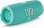 JBL Charge 5 - Portable Bluetooth Speaker with deep bass, IP67 waterproof and dustproof, 20 hours of playtime, built-in powerbank, in teal