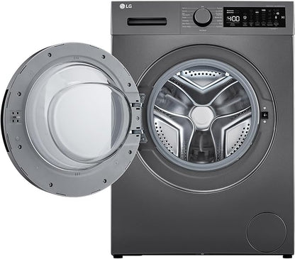 LG Washing Machine 9kg F4T2VYM1S.ADSPEEC, Black