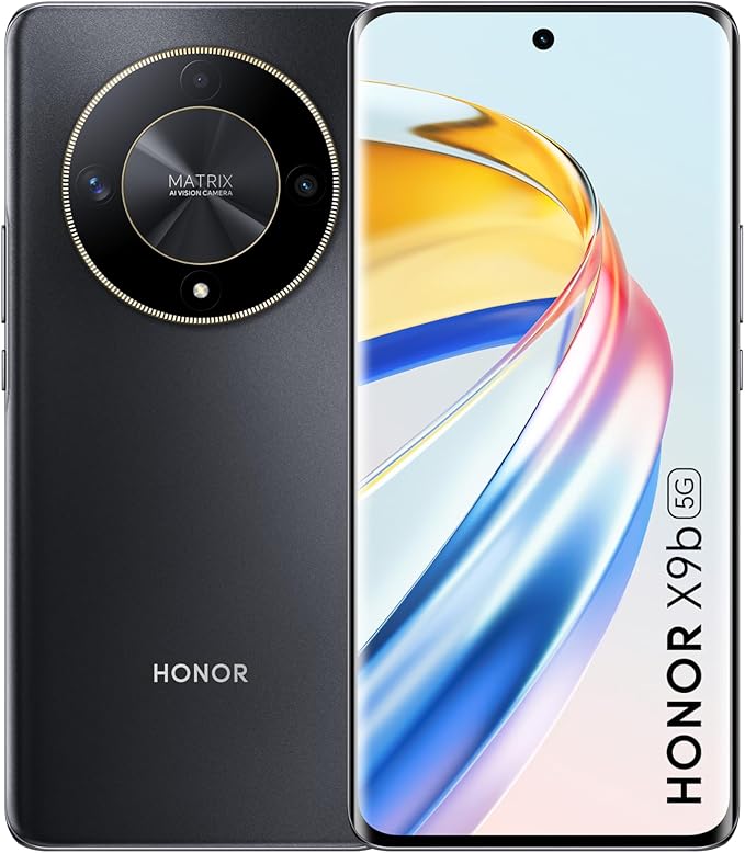 HONOR X9b Dual SIM 12GB RAM+256GB ROM (6.78 Inches) (5G) - (Midnight Black)