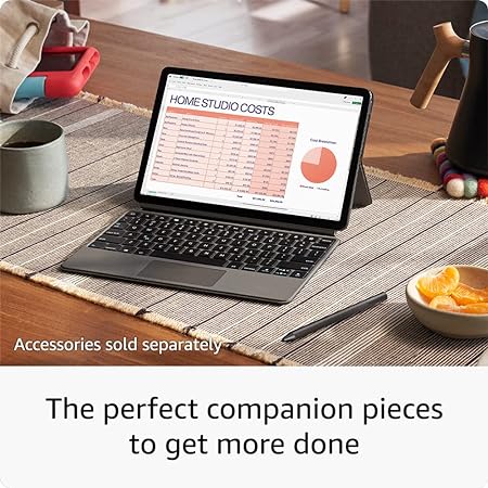 Amazon Fire Max 11 tablet, vivid 11” display, all-in-one for streaming, reading, and gaming, 14-hour battery life, optional stylus and keyboard, 64 GB, Gray - T