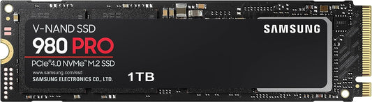 SAMSUNG 980 PRO 1TB PCIe NVMe Gen4 Internal Gaming SSD M.2 (MZ-V8P1T0B)