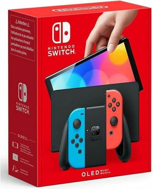 Switch Console (Extended Battery) with Neon Blue and Red Joy?Con (UAE Version)