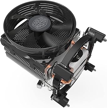 CoolerMaster Hyper T20 Compact CPU Air Cooler, 95mm Fan, Dual Copper Heat Pipe, Direct Contact – AMD Ryzen AMD5 / AM4 / AM3+, Intel LGA 1700/1200 / 1151