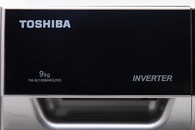 Toshiba- Washing Machine -Atomatic - Silver - 9Kg- Great Waves, 1200RPM - Inverter- TW-BJ100M4E(SK)