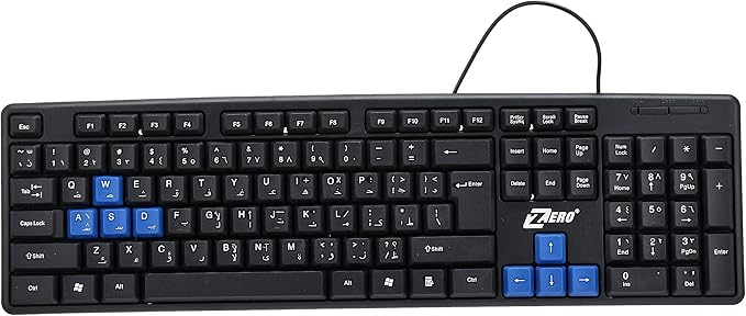 Generic Zero Keyboard ZR-200 for Computer and Laptop