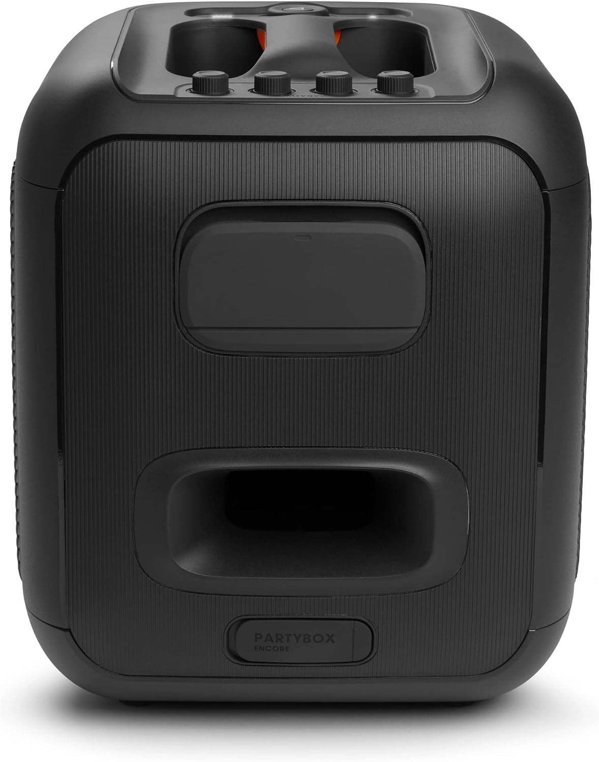 JBL Partybox Encore Portable Party Speaker with Digital Wireless Mic, 100W Powerful Sound, Dynamic Light Show, IPX Splash Proof, 10 Hours of Playtime, Multisource Playback - Black, JBLPBENCORE1MICUK - T