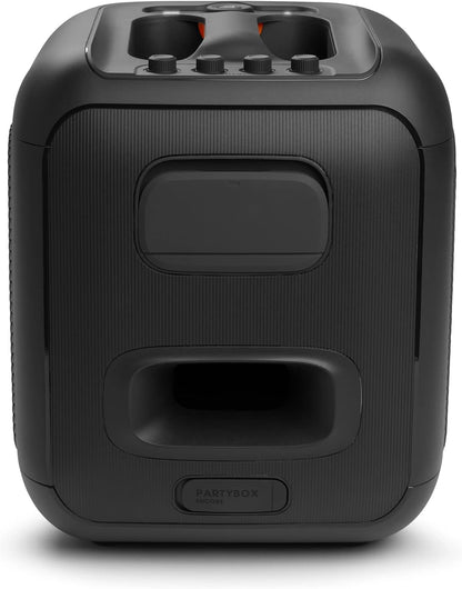 JBL Partybox Encore Portable Party Speaker with Digital Wireless Mic, 100W Powerful Sound, Dynamic Light Show, IPX Splash Proof, 10 Hours of Playtime, Multisource Playback - Black, JBLPBENCORE1MICUK - T