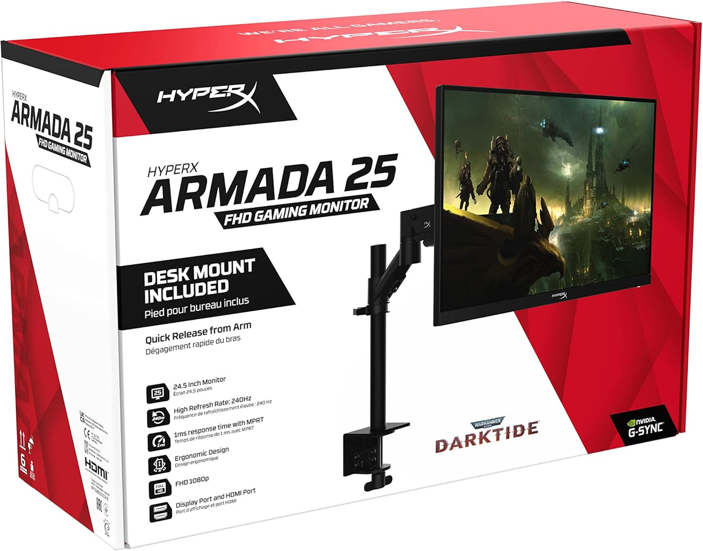 HyperX Armada 25" FHD Gaming Monitor