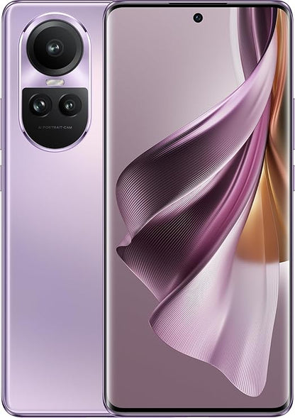 OPPO Reno10 Pro 5G 256GB 12GB Glossy Purple + Free Enco earbuds + Speaker + 12 months extended warranty, Bluetooth, Wi-Fi, USB