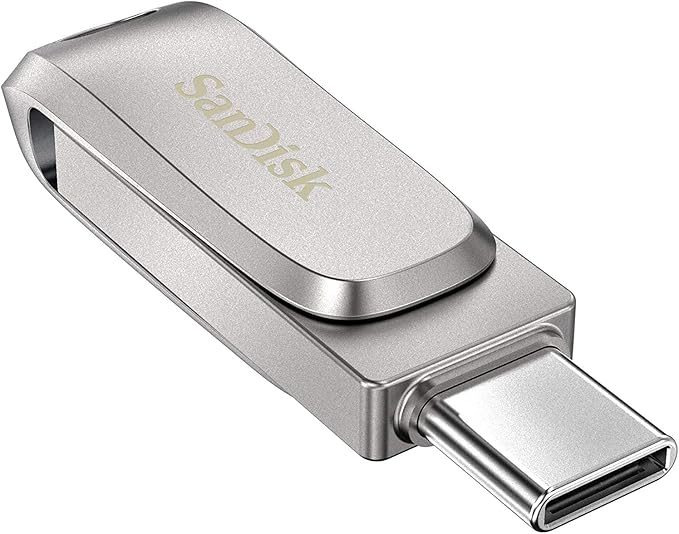 SanDisk Ultra Dual Drive Luxe USB-C 128GB - 400MB/s, USB 3.1 Gen 1 - T