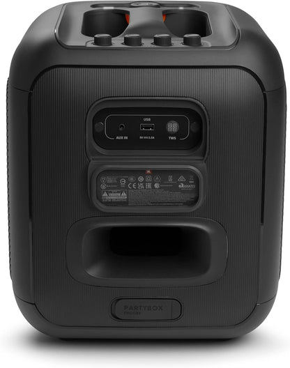 JBL Partybox Encore Portable Party Speaker with Digital Wireless Mic, 100W Powerful Sound, Dynamic Light Show, IPX Splash Proof, 10 Hours of Playtime, Multisource Playback - Black, JBLPBENCORE1MICUK - T