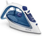 Tefal Easygliss Plus Steam Iron, 2700 W, 220 gmin, Durilium Soleplate, Blue/White - FV5751E2