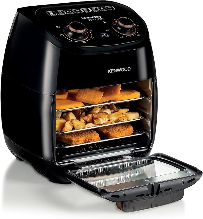 Kenwood hfp90 multifunction khealthy air fryer oven, 2000w, 11l capacity - ( international warranty ) - 220v supply voltage and 50hz