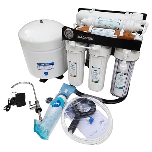 Water Filter (6-Stage) Reverse Osmosis System, Model name BLACK BIRD