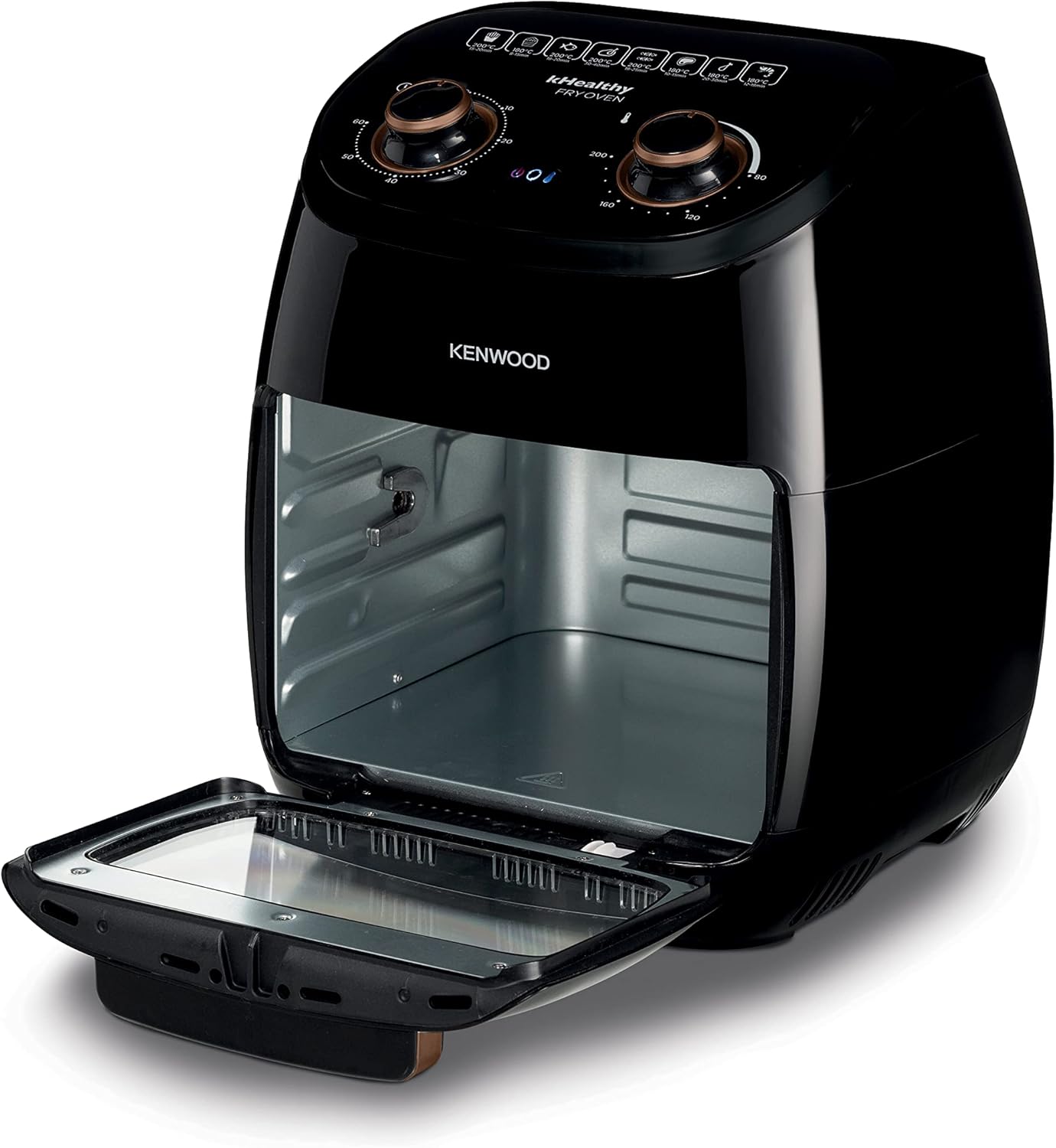 Kenwood hfp90 multifunction khealthy air fryer oven, 2000w, 11l capacity - ( international warranty ) - 220v supply voltage and 50hz - T