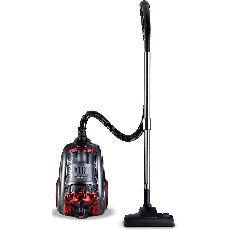 Kenwood Extreme Cyclon Vacuum Cleaner 3.5L 2200W Red Grey - VBP80 (International Warranty)