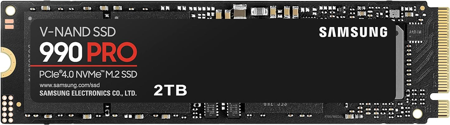 Samsung SSD 990 PRO, 2TB, PCIe 4.0 NVMe™ M.2 SSD, MZ-V9P2T0BW