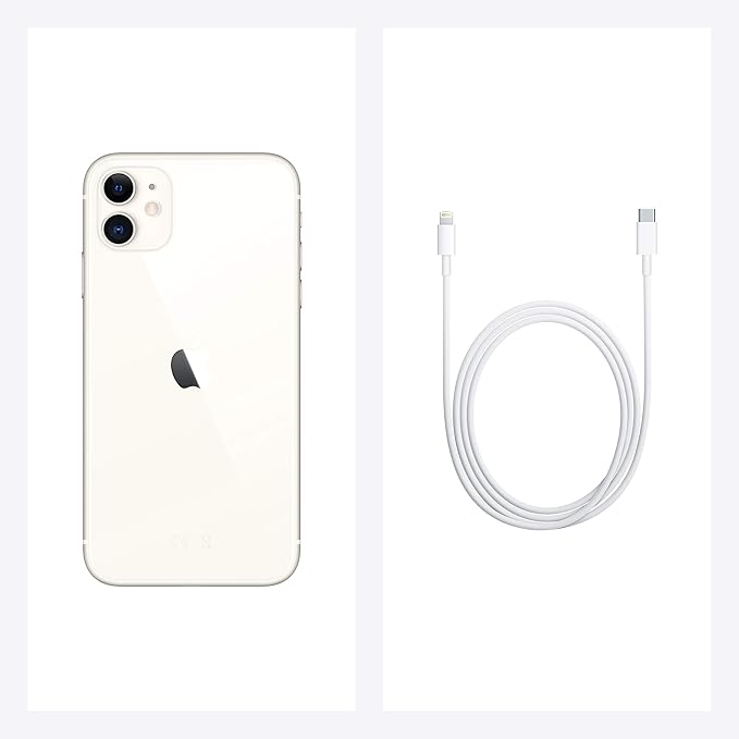 iPhone 11 White 128GB 4G LTE (2020 - Slim Packing) - Middle East Version