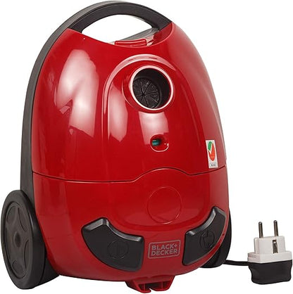 Black & Decker 1000 Watts Bagged Vacuum Cleaner, Red/Black – VM1200-B5