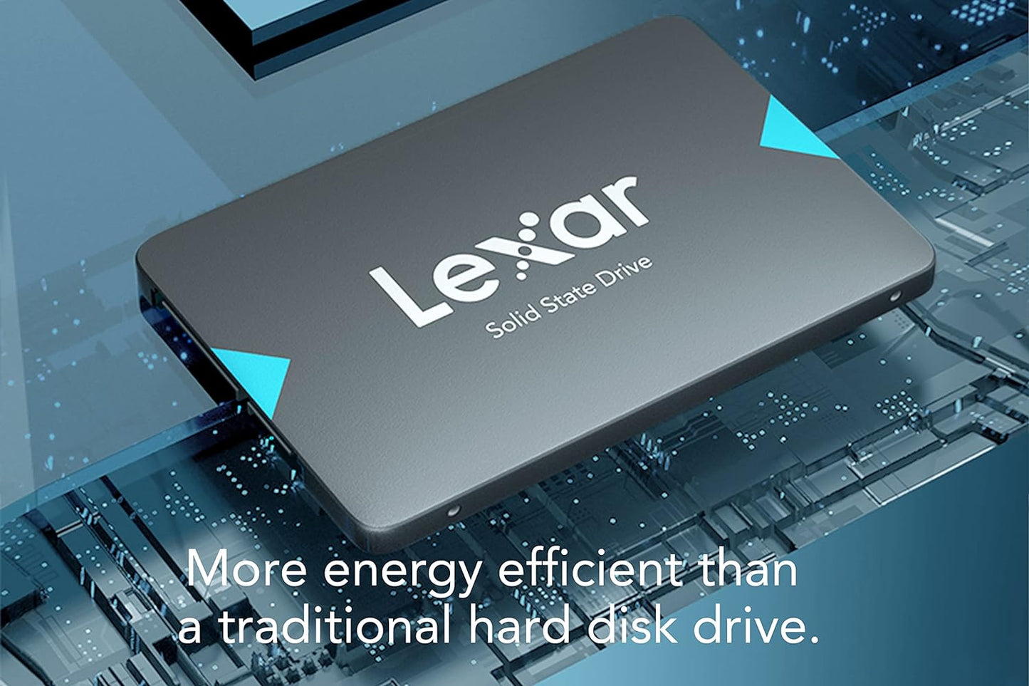 Lexar NQ100 2.5” SATA III (6Gb/s) 240GB SSD, Up to 550MB/s Read Solid State Drive, Internal SSD for Laptop, Desktop Computer/PC (LNQ100X240G-RNNNG)