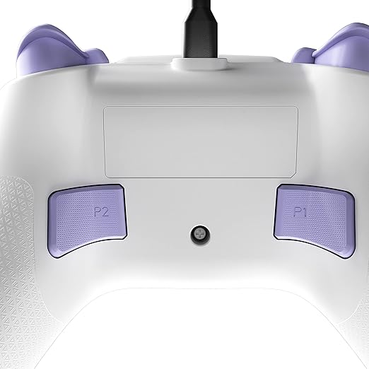 Turtle Beach REACT-R Wired Game Controller – Officially Licensed for Xbox Series X & S, Xbox One, and Windows 10|11 PC’s – White & Purple