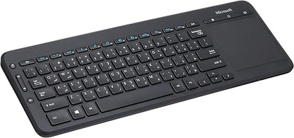 Microsoft N9Z-00019 Microsoft Wireless All -in-one Media Keyboard Black (Arabic Keyboard)