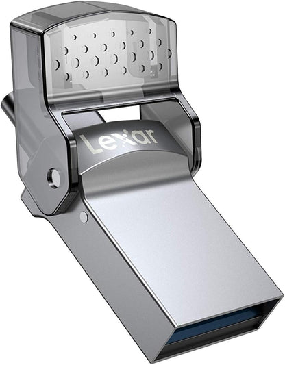 Lexar Jumpdrive Dual Drive D35C USb 3.0 Type-C Flash Drive 100Mb/S, 128Gb Capacity