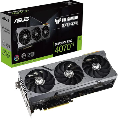 ASUS TUF Gaming NVIDIA GeForce RTX™ 4070 Ti Gaming Graphics Card (PCIe 4.0, 12GB GDDR6X, HDMI 2.1a, DisplayPort 1.4a) - T