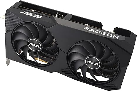 ASUS Dual RX 6600 8GB GDDR6 AMD Radeon Gaming Graphics Card (AMD RDNA 2, PCIe 4.0, 8GB GDDR6 memory, HDMI 2.1, DisplayPort 1.4a, Axial-tech fan design, 0dB technology)