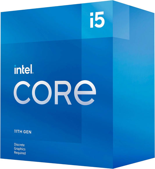 Intel® Core™ i5-11400F Desktop Processor 6 Cores up to 4.4 GHz LGA1200 (Intel® 500 Series & Select 400 Series Chipset) 65W