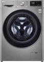 LG 10 Kg Washer & 7 Kg Dryer Front Load AI DD Steam+ Bigger 1400 RPM Color Silver Model - F4V5RGP2T (International Version).