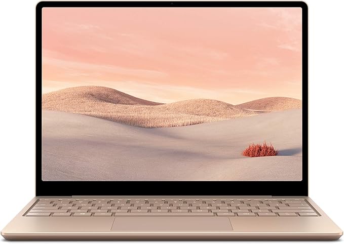 Microsoft Surface Laptop Go, 12.45 inch Laptop (Intel Core i5, 8GB RAM, 128GB SSD, Win 10 Home in S Mode) Sandstone - T