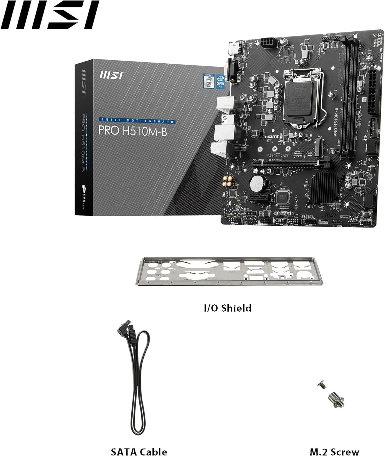 MSI PRO H510M-B (Socket 1200/H470/DDR4/S-ATA 6Gb/s/Micro ATX) - T