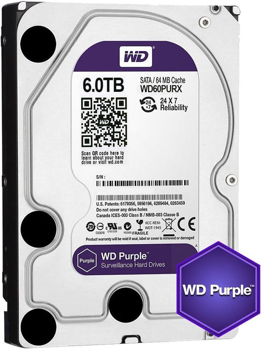 WD Purple 6TB Surveillance Hard Disk Drive