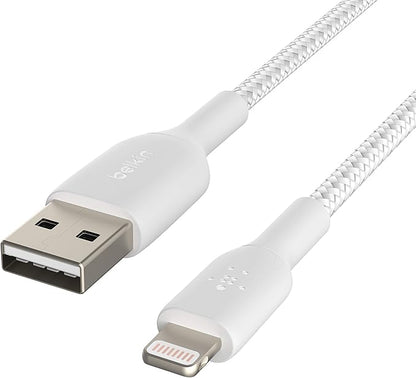 BELKIN PREMIUM BRAIDED A-LTG CABLE 3M, WHITE