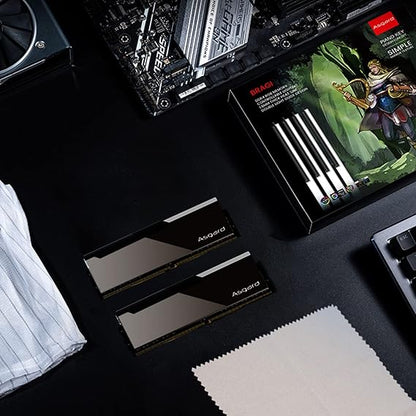 DDR5 RAM Bragi Asgard V3 Memoria Ram DDR5 32GB (16GBx2) 7200MHz Specially Selected B-die Desktop Memory Mirror Design