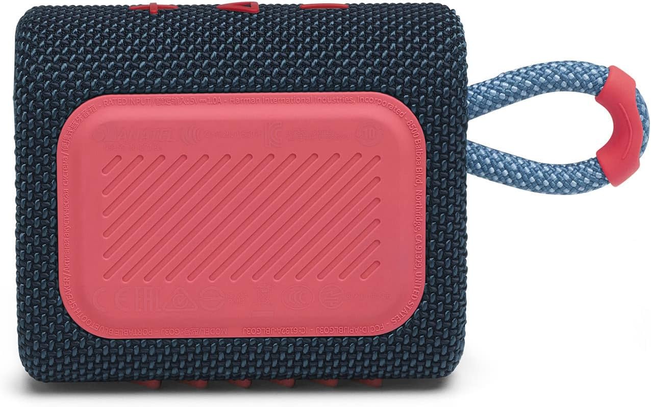 JBL Go 3 Waterproof Bluetooth Wireless Speaker - Multi Color