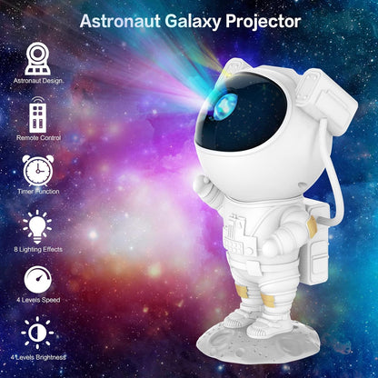 MOLEKSDAL Astronaut Galaxy Star Projector, Astronaut Light Projector, Starry