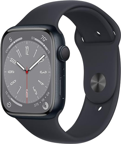 Apple MNUJ3LL/A Watch Series 8, 45MM Midnight Aluminum Case