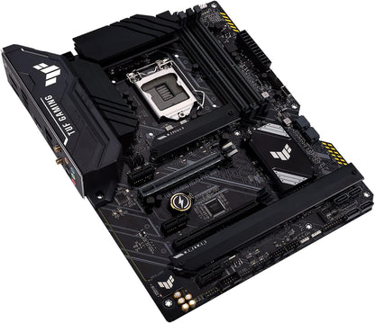 ASUS TUF GAMING H570-PRO WIFI (INTEL H570) LGA 1200 ATX gaming motherboard with PCIe 4.0, three M.2 slots, 8+1 DrMOS