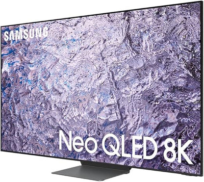 Samsung 75 Inch TV Neural Quantum Processor 8K QLED - Black - QA75QN800CUXEG [2023 Model]