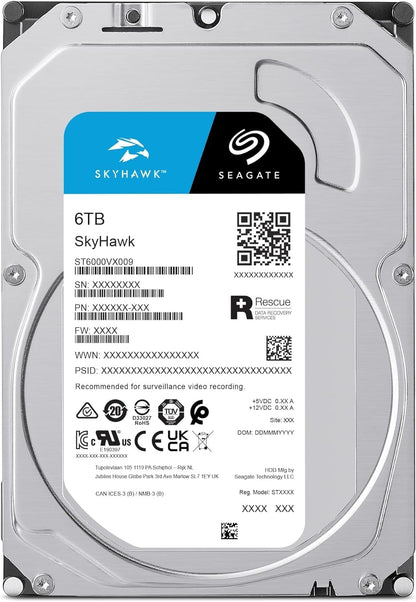 Seagate HDD Skyhawk 3,5" 6TB SATA 6GB/s