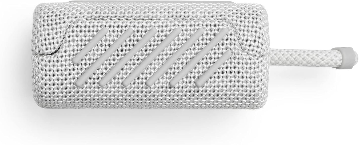 JBL Go 3 Waterproof and Dust Proof Bluetooth Speaker - White