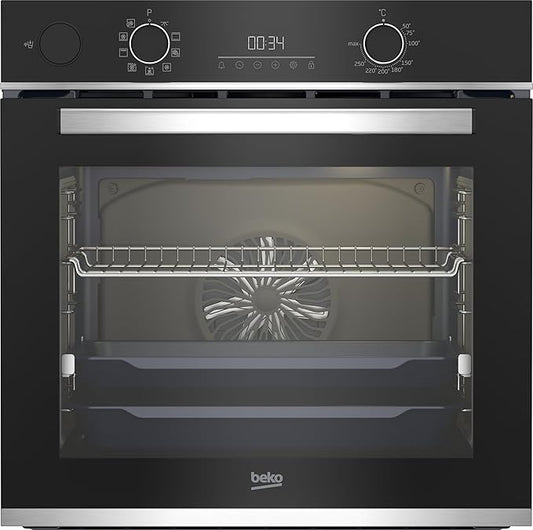 Beko Electric Digital Built-In Oven With Grill, 72 Liter, 60 cm, Black - BBIS13300XMSE