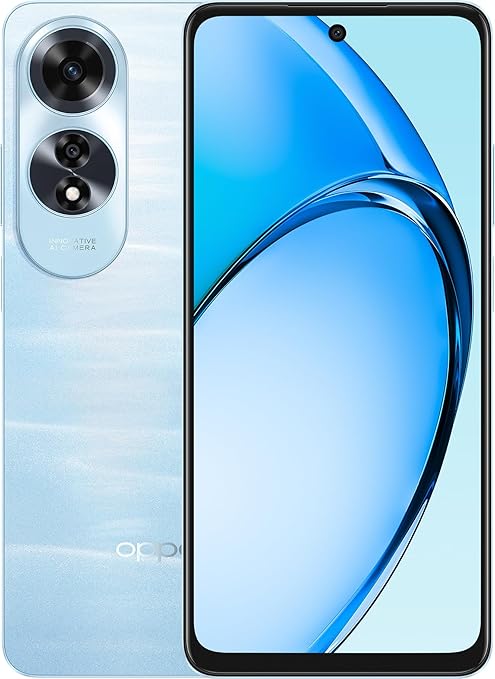 OPPO A60 256GB 8GB, Android Smartphone Ripple Blue, 14.0 Colour OS Version, 45W Super VOOC Flash Charge